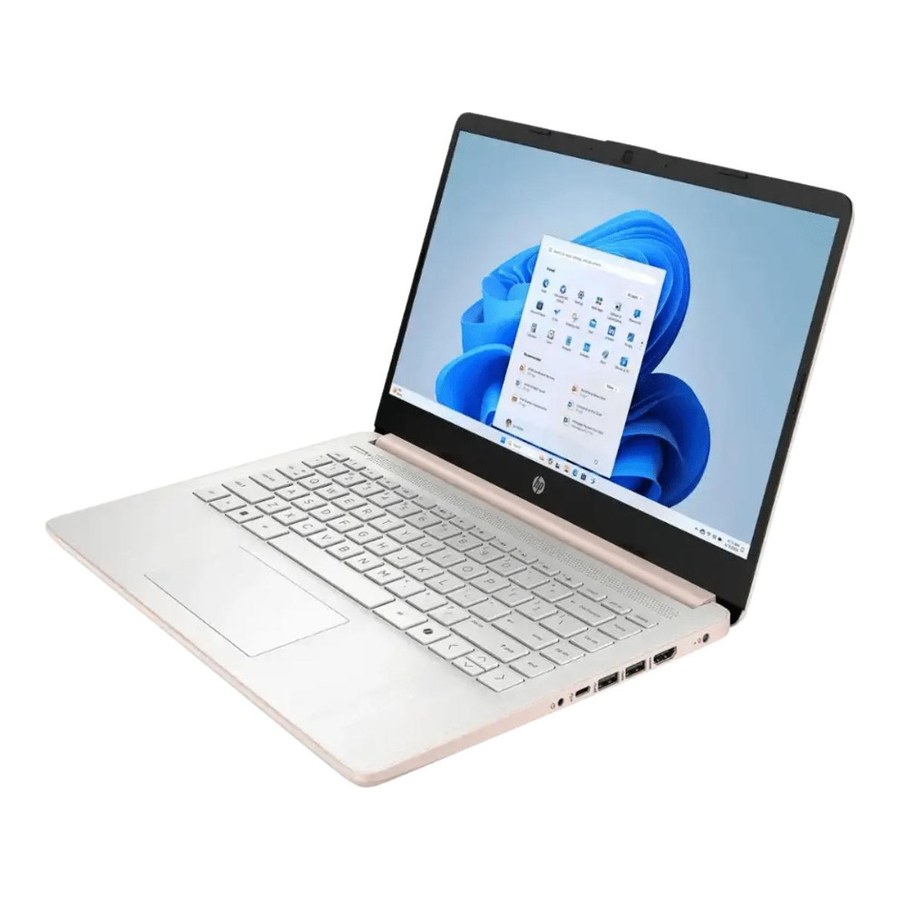 Laptop HP 14 rosa dorado